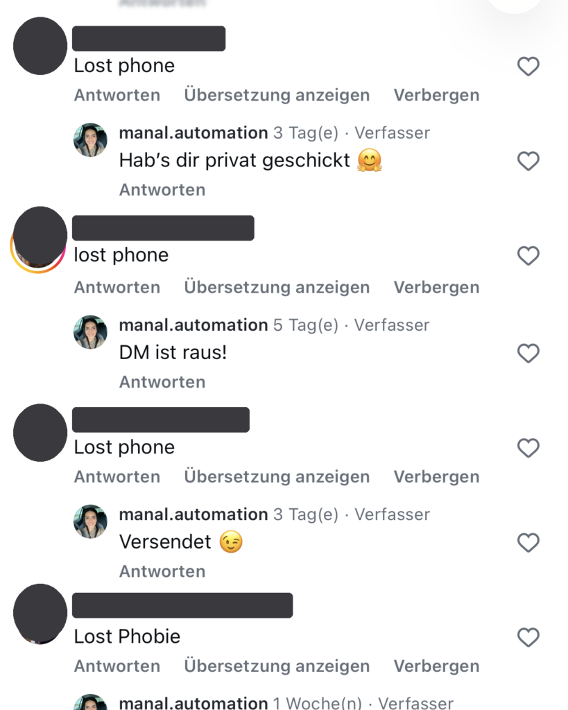Instagram Kommentare