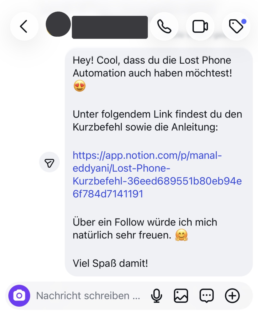Instagram DM
